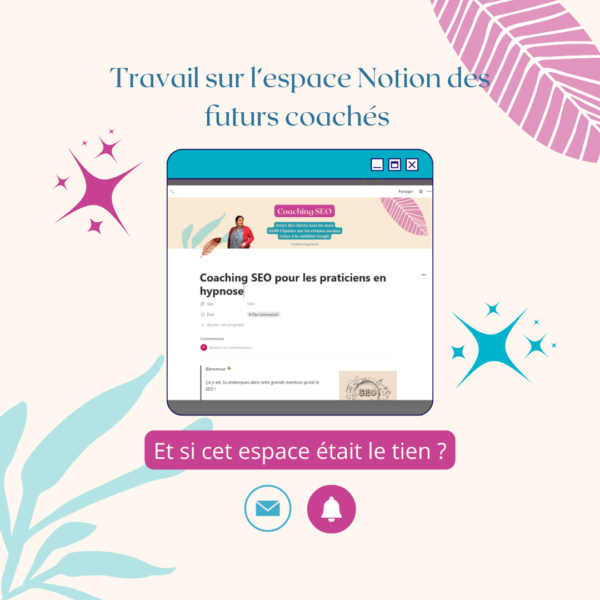 Accès Notion à l'espace de formation SEO